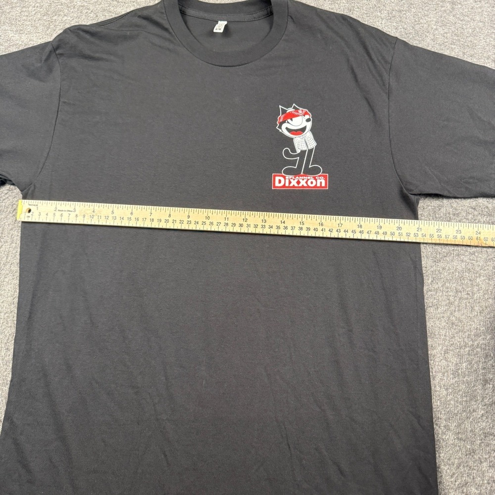 Dixxon Flannel Co Shirt Mens Large Black Felix The Cat Bandana Graphic Tee USA - Picture 6 of 9